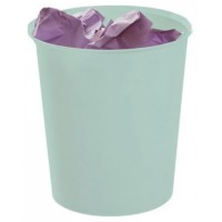 PAPELERA ECOGREEN 100% RECICLADO Y RECICLABLE VERDE PASTEL 18 LITROS 290X310 MM ARCHIVO 2000 2001 VE PS (Espera 4 dias)